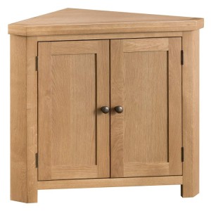 Colchester Rustic Oak Furniture Corner Cabinet Colchester Rustic Oak Furniture Corner Cabinet