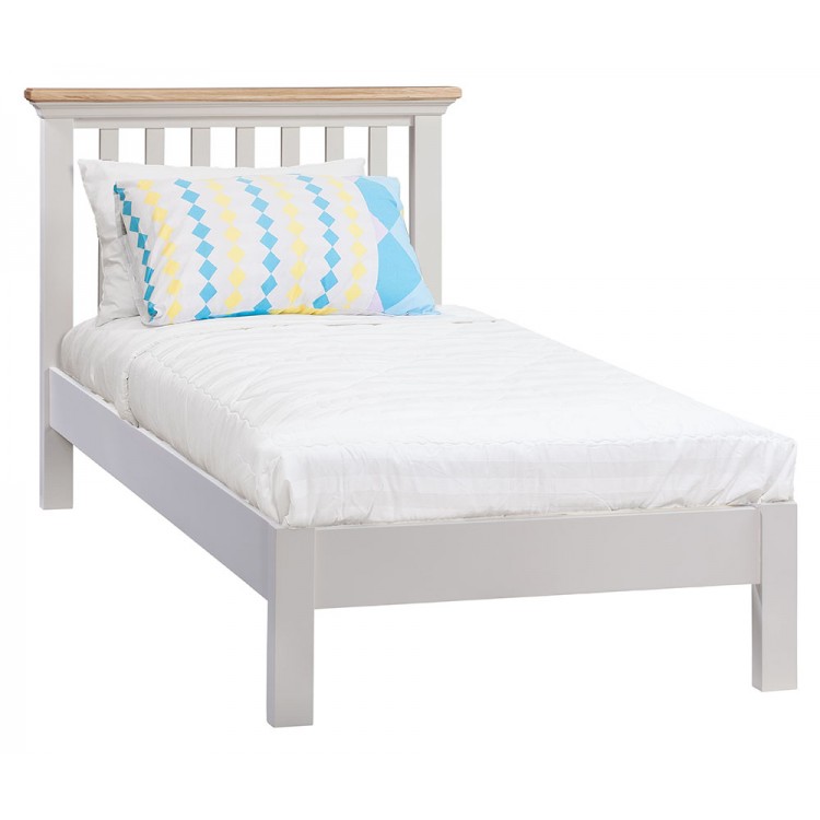 Cotswold Solid Oak Cream Painted Furniture 3ft Single Bed