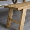 Deluxe Solid Oak Furniture Standard Bench DLXSTB
