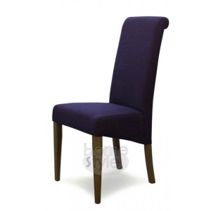 Homestyle Opus Oak Furniture Italia Purple Fabric Chair (Pair) Homestyle Opus Oak Furniture Italia Purple Fabric Chair (Pair)