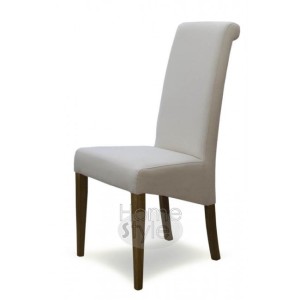 Homestyle Opus Oak Furniture Italia Ivory Fabric Chair (Pair) Homestyle Opus Oak Furniture Italia Ivory Fabric Chair (Pair)