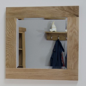 Lyon Living Room Furniture Large Light Oak Rect. Wall Mirror 60cm Lyon Living Room Furniture Large Light Oak Rect. Wall Mirror 60cm