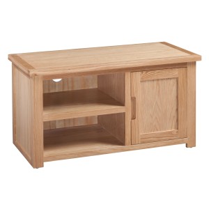 Moderna Solid Oak Furniture Small 1 Door TV Stand