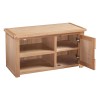 Moderna Solid Oak Furniture Small 1 Door TV Stand