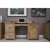 Opus Solid Oak Furniture Large Computer Desk