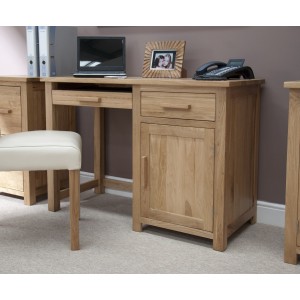 Homestyle Opus Solid Oak Furniture Small Computer Desk Homestyle Opus Solid Oak Furniture Small Computer Desk
