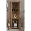 Opus Solid Oak Furniture Corner Display Unit