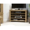 Opus Solid Oak Furniture Corner TV Unit