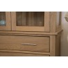 Opus Solid Oak Furniture Glass Display Cabinet