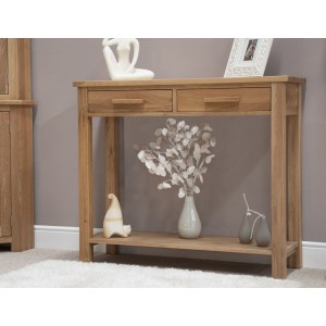 Opus Solid Oak Furniture Console Table Opus Solid Oak Furniture Console Table