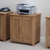 Opus Solid Oak Furniture Printer Storage Cabinet