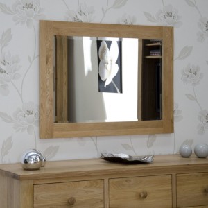 Opus Solid Oak Furniture 1020 x 720mm Wall Mirror Opus Solid Oak Furniture 1020 x 720mm Wall Mirror
