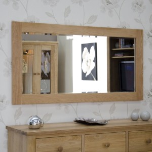 Opus Solid Oak Furniture 1500 x 750mm Wall Mirror Opus Solid Oak Furniture 1500 x 750mm Wall Mirror
