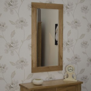 Opus Solid Oak Furniture 1150 x 600mm Wall Mirror Opus Solid Oak Furniture 1150 x 600mm Wall Mirror
