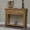 Deluxe Solid Oak Furniture Console Table
