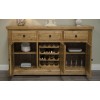 Deluxe Solid Oak Furniture Large Sideboard