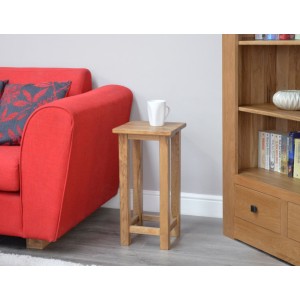 Rustic Solid Oak Furniture Square Lamp Table Rustic Solid Oak Furniture Square Lamp Table