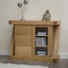 Z Solid Oak Furniture Glazed Chest