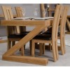 Z Solid Oak Furniture 4ft x 3ft Dining Table