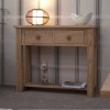 Torino Solid Oak Furniture Console Table