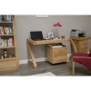 Z Solid Oak Furniture Small Computer Desk