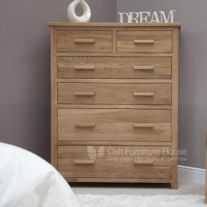 Opus Solid Oak Furniture Jumbo Chest of Drawers Opus Solid Oak Furniture Jumbo Chest of Drawers