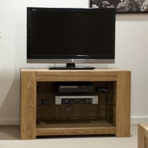 Trend Solid Oak Furniture TV Unit Cabinet