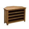 Opus Solid Oak Furniture Corner TV Unit