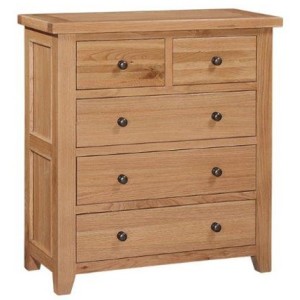 Canterbury Wax Oak Furniture 2 Over 3 Chest Canterbury Wax Oak Furniture 2 Over 3 Chest
