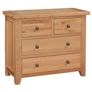 Canterbury Wax Oak Furniture 2 Over 2 Chest Canterbury Wax Oak Furniture 2 Over 2 Chest