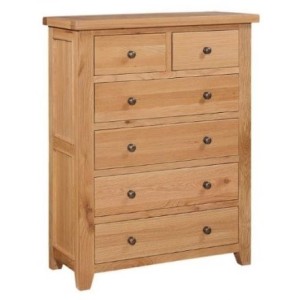 Canterbury Wax Oak Furniture 2 Over 4 Chest Canterbury Wax Oak Furniture 2 Over 4 Chest