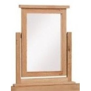 Canterbury Wax Oak Furniture Dressing Table Mirror