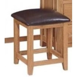 Canterbury Wax Oak Furniture Dressing Table Stool Canterbury Wax Oak Furniture Dressing Table Stool