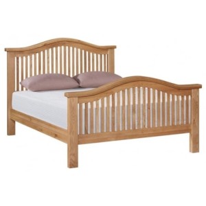 Canterbury Wax Oak Furniture Kingsize Bed - 5ft