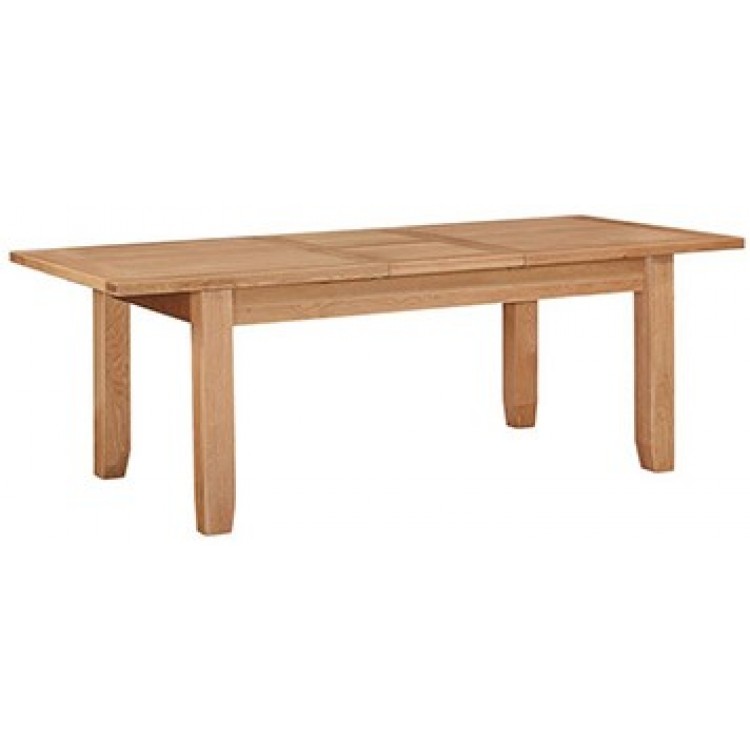 Canterbury Wax Oak Furniture Extending Dining Table 140 - 180cm