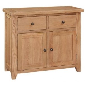 Canterbury Wax Oak Furniture 2 Door 2 Drawer Sideboard Canterbury Wax Oak Furniture 2 Door 2 Drawer Sideboard