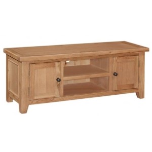 Canterbury Wax Oak Furniture Lowline TV Unit Canterbury Wax Oak Furniture Lowline TV Unit