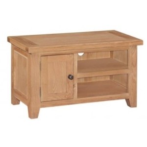 Canterbury Wax Oak Furniture Small TV Unit Canterbury Wax Oak Furniture Small TV Unit