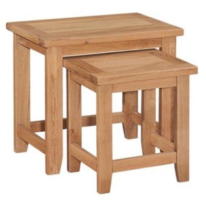 Mini Canterbury Oak FurnitureNest of Tables Mini Canterbury Oak FurnitureNest of Tables