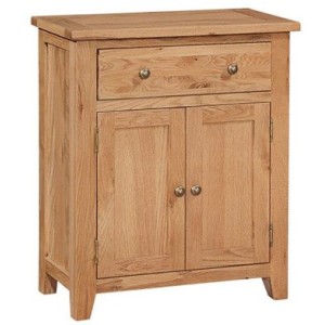 Mini Canterbury Oak Furniture 1 Drawer 2 Door Sideboard Mini Canterbury Oak Furniture 1 Drawer 2 Door Sideboard