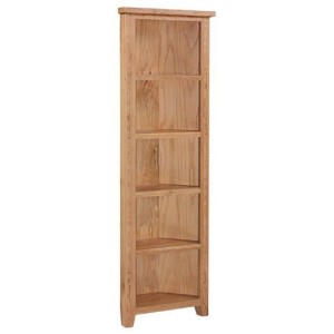 Mini Canterbury Oak Furniture Corner Bookcase Mini Canterbury Oak Furniture Corner Bookcase