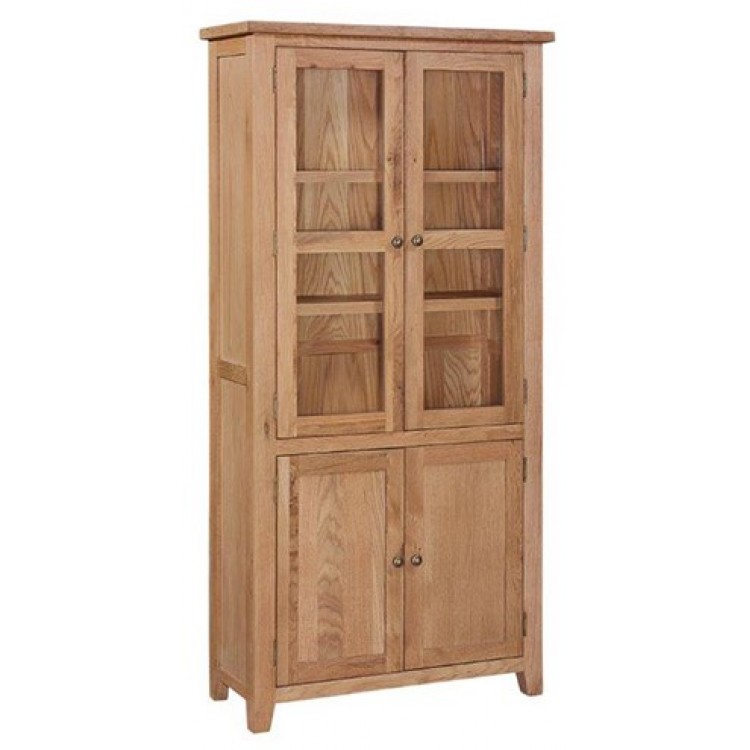 Mini Canterbury Oak Furniture Display Cabinet