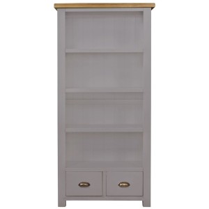 Fairford Grey Painted Furniture Bookcase - Tall Version Fairford Grey Painted Furniture Bookcase - Tall Version