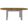 Fairford Grey Painted Furniture Oval Extending Dining Table