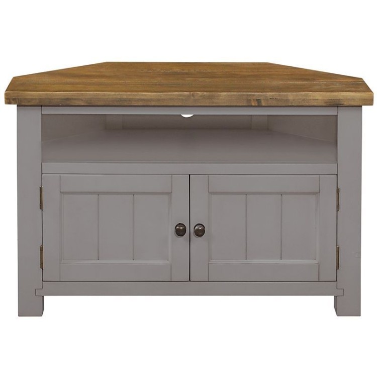 Fairford Grey Painted Furniture Corner TV Unit