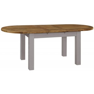 Fairford Grey Painted Furniture Oval Extending Dining Table Fairford Grey Painted Furniture Oval Extending Dining Table