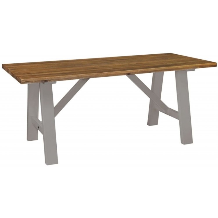 Fairford Grey Painted Furniture Dining Table