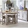 Fairford Grey Painted Furniture Oval Extending Dining Table