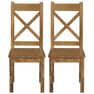 Fairford Rustic Furniture Dining Chair Pair Fairford Rustic Furniture Dining Chair Pair