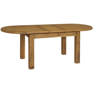 Fairford Rustic Furniture Oval Extending Dining Table Fairford Rustic Furniture Oval Extending Dining Table